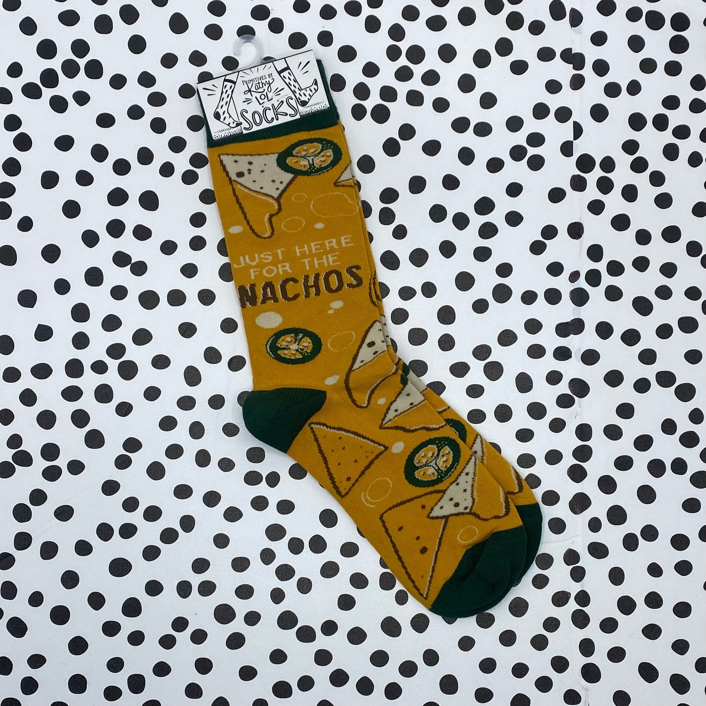 Just here for the Nachos Socks