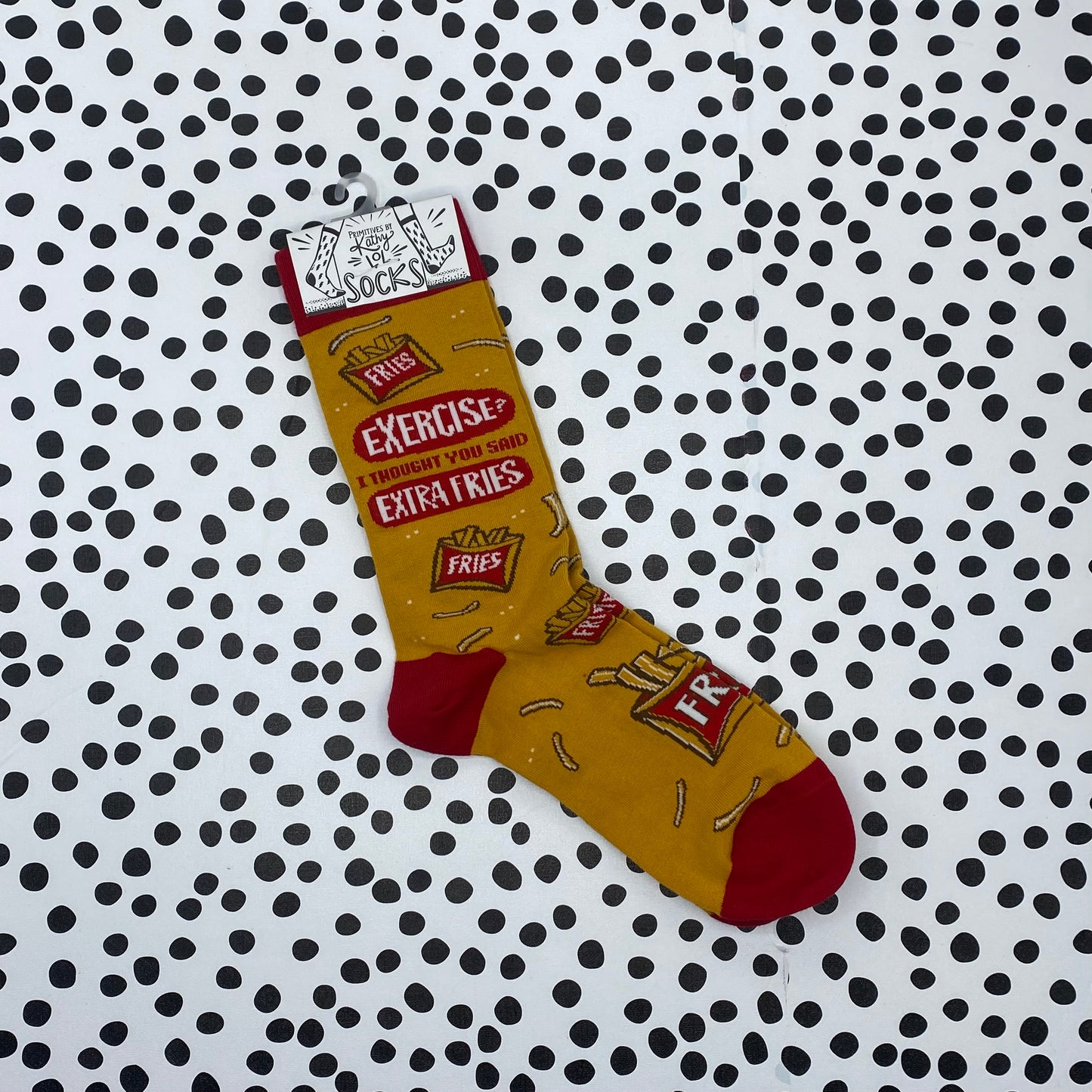 Excercise? Extra Fries Socks