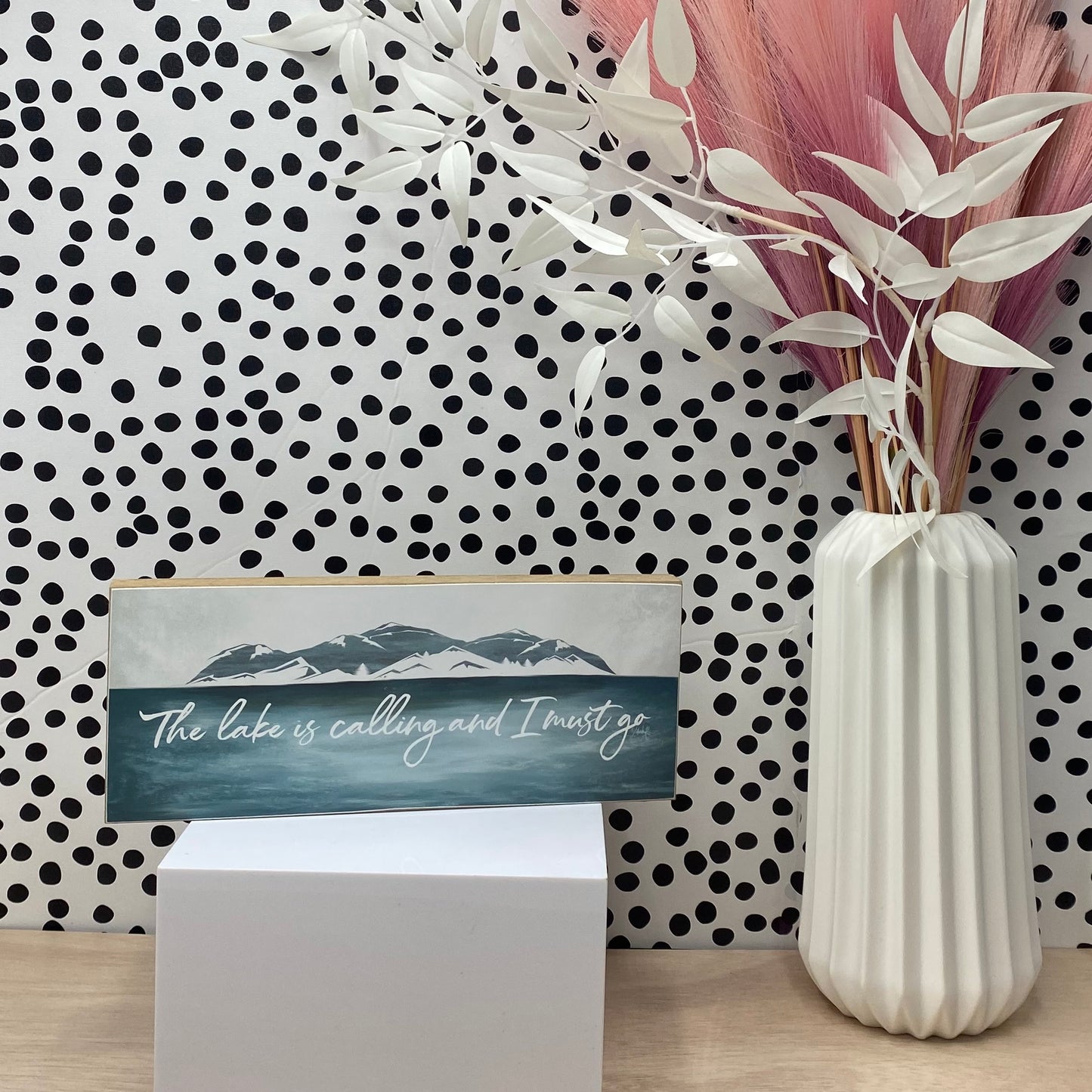 The Lake is Calling Print Block