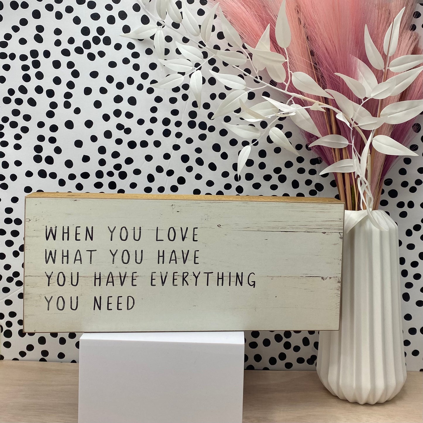 Rustic Box Sign Decor