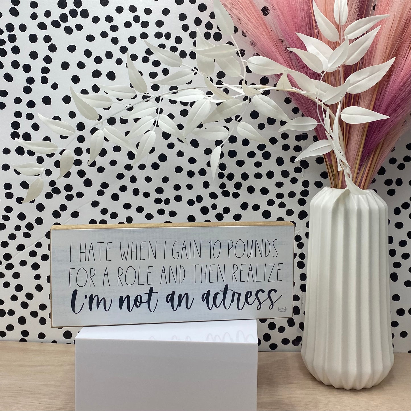 I’m Not an Actress Print Block
