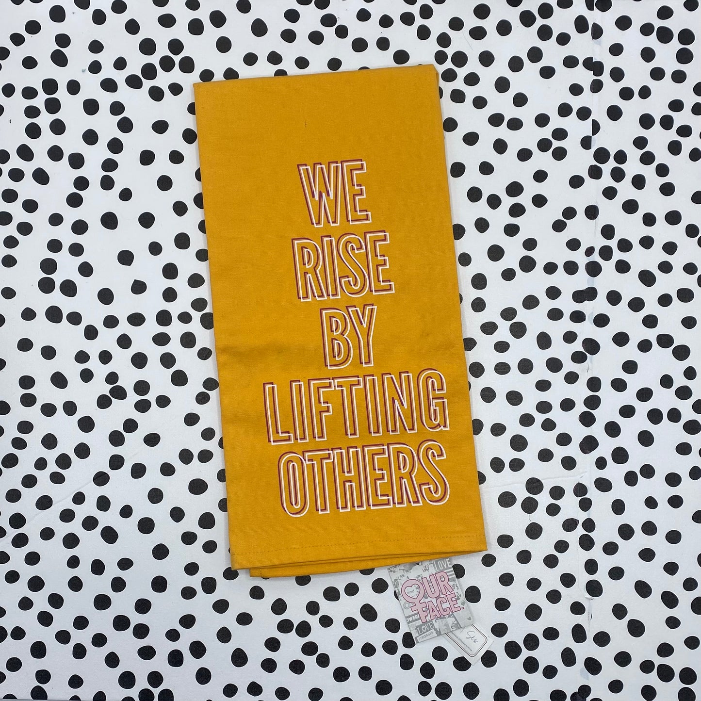 Empowerment Dish Towel Mustard