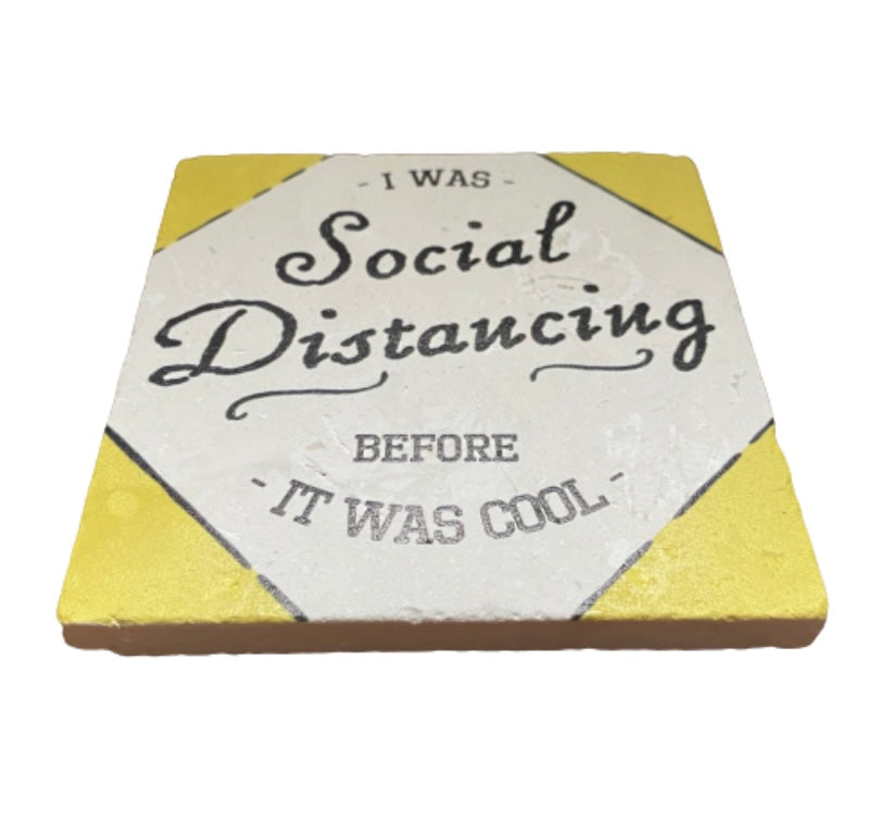 LOL Ceramic Coaster Social Distancing