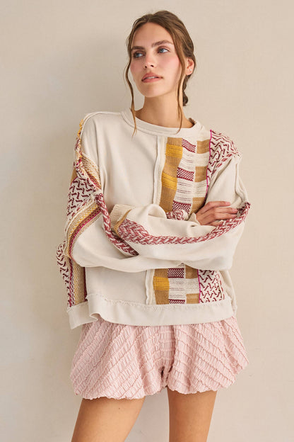 PATCHWORK SWEATSHIRT
