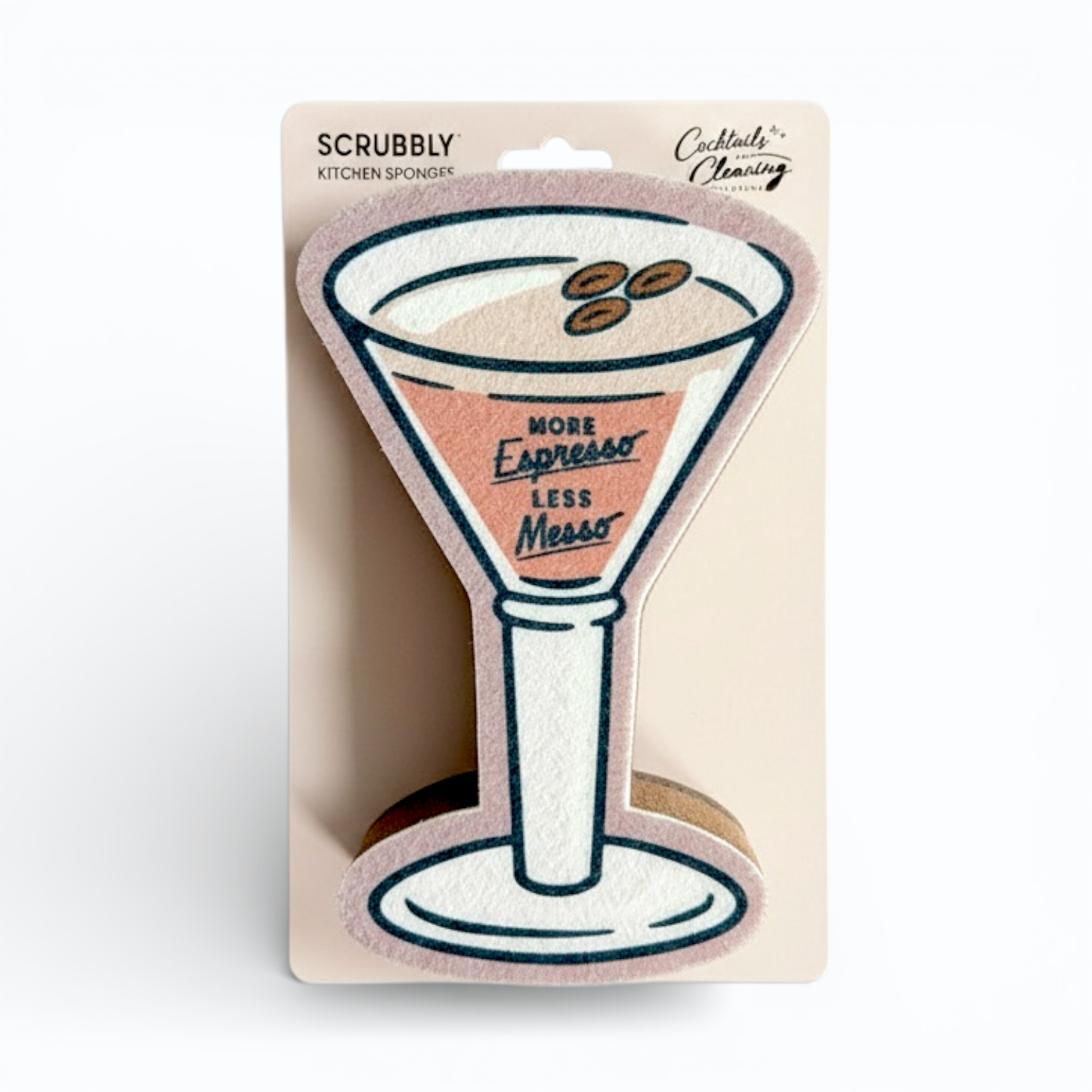 Martini Scrubbly Sponge - Espresso