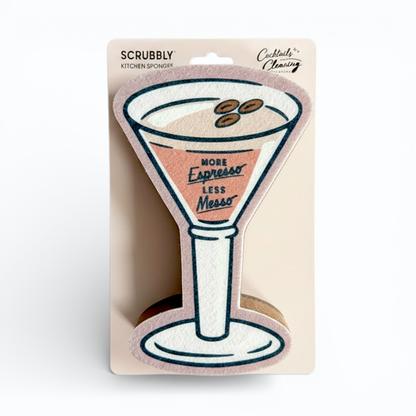 Martini Scrubbly Sponge - Espresso