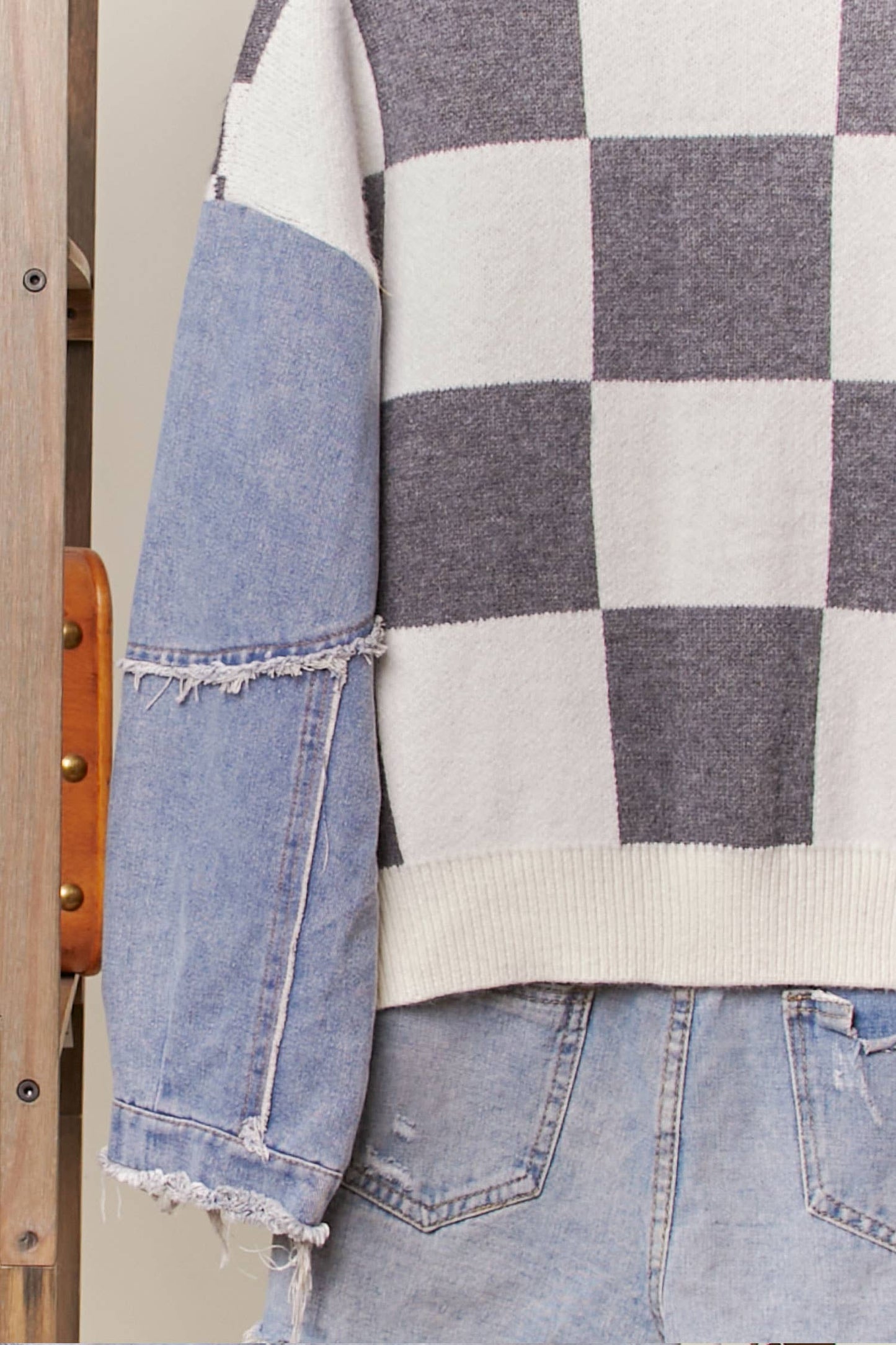 Checkerboard Cardigan
