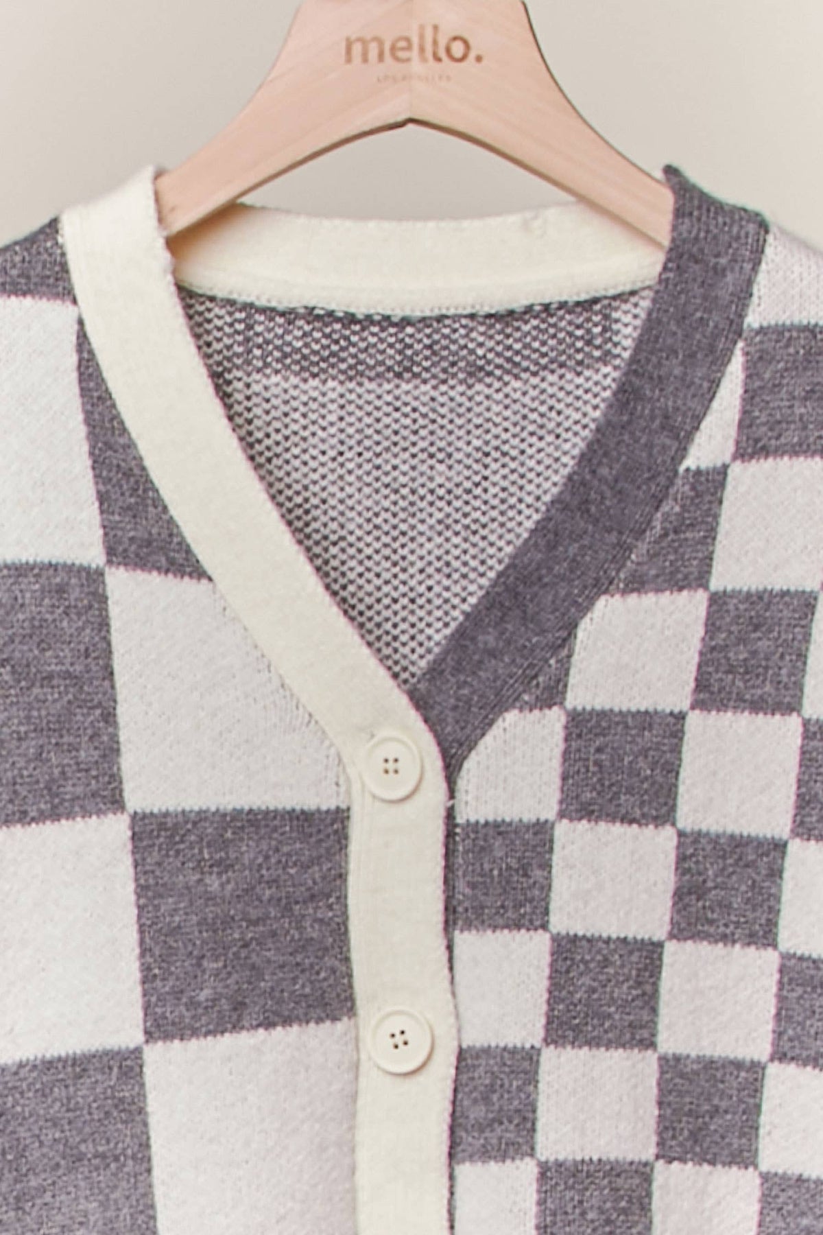 Checkerboard Cardigan