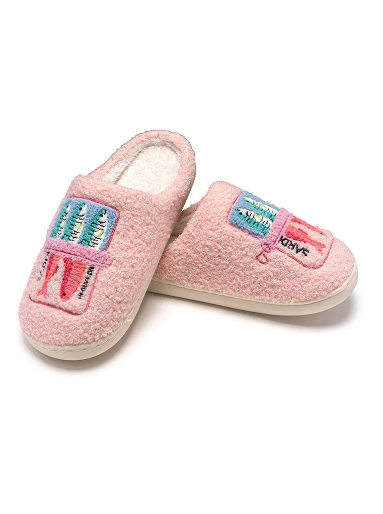 Indoor / Outdoor Slippers - Canned Sardines - Pink