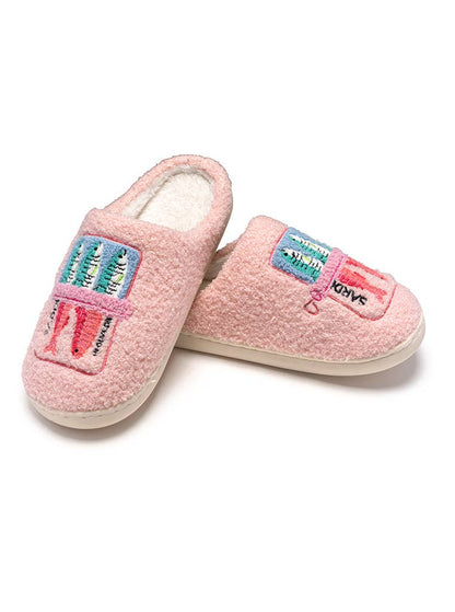 Indoor / Outdoor Slippers - Canned Sardines - Pink