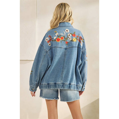 Embroidered Denim Jacket