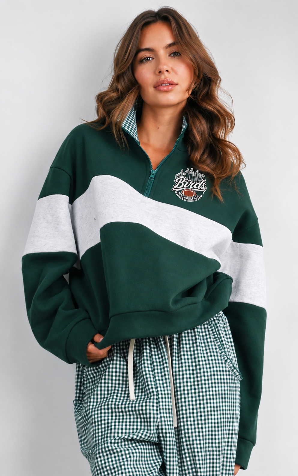 Colorblock Custom Patch Crew