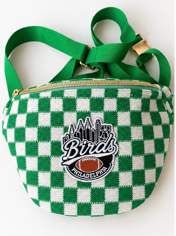 Custom Patch Birds Crossbody