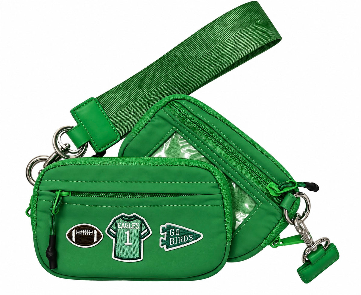 Football Wristlet with ID window