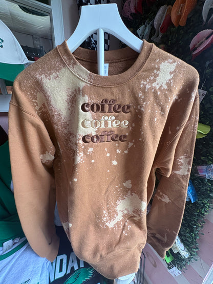 Coffee Tie Dye Crew