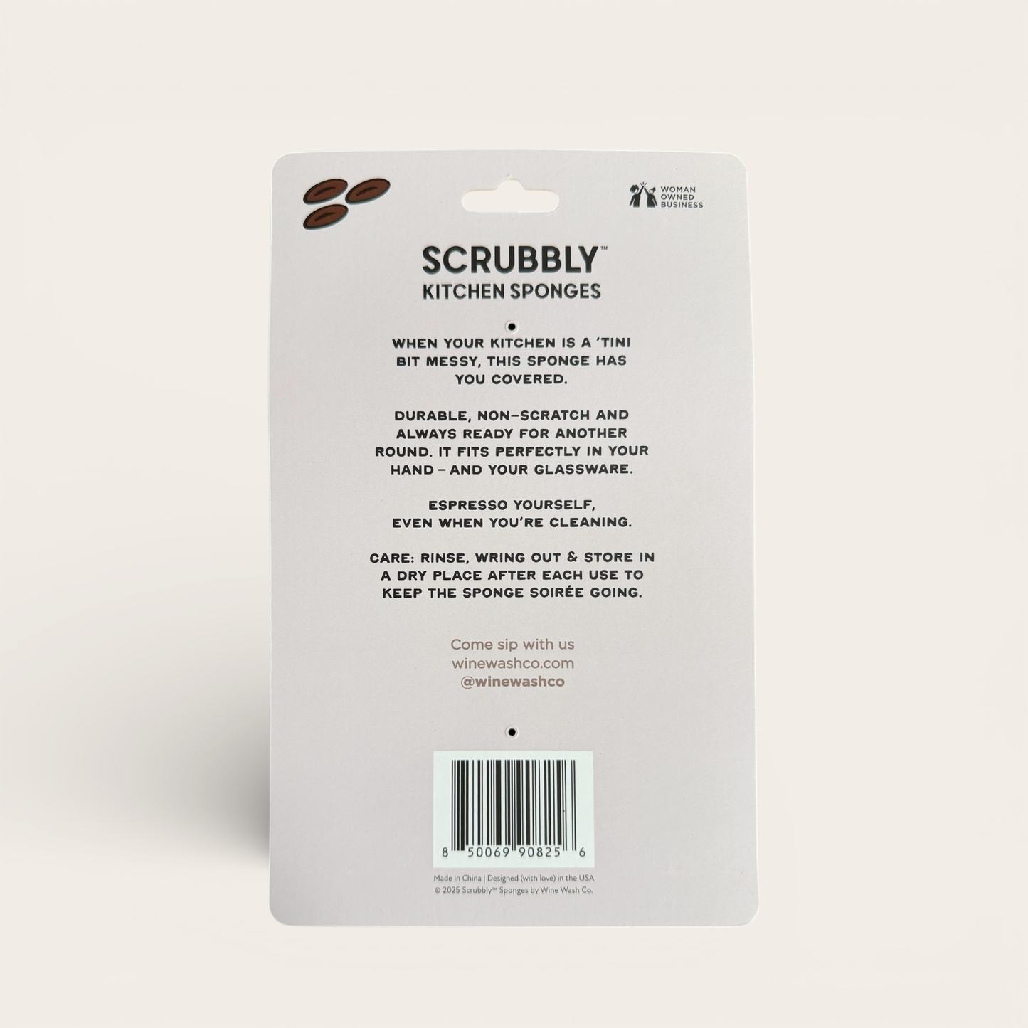 Martini Scrubbly Sponge - Espresso