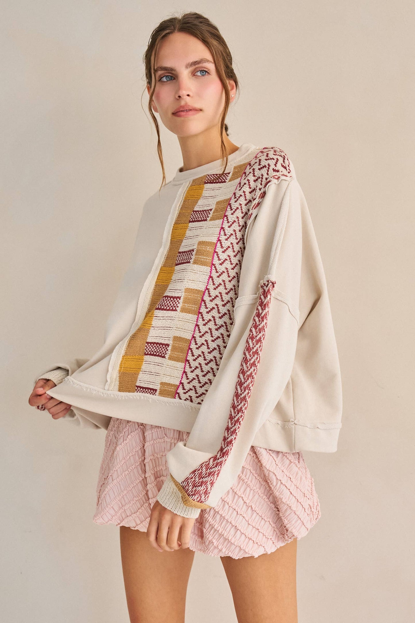 PATCHWORK SWEATSHIRT