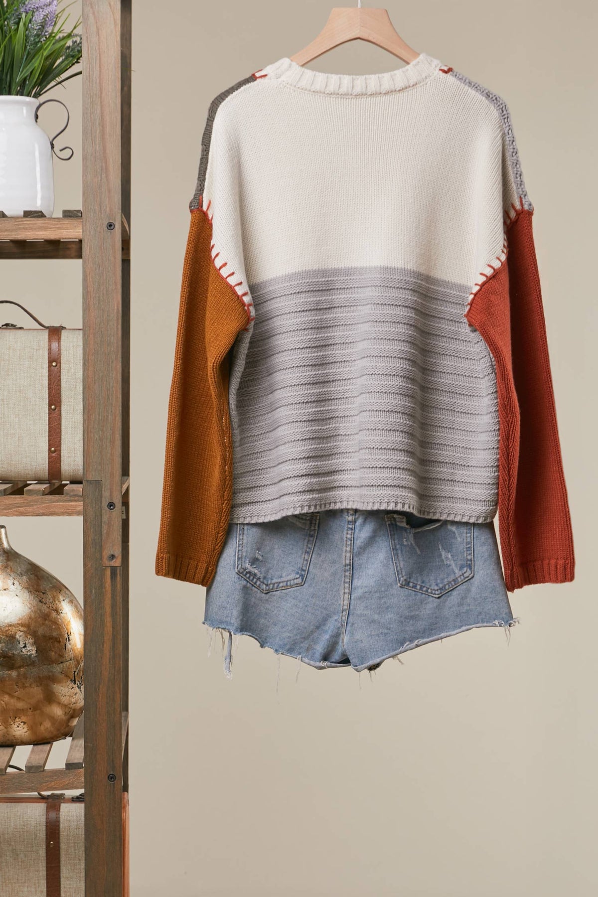 Mixed Sleeve Cardigan