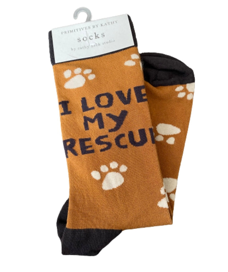 I Love my Rescue Socks