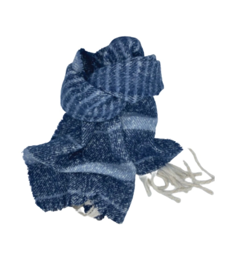 Plush Scarf Blue