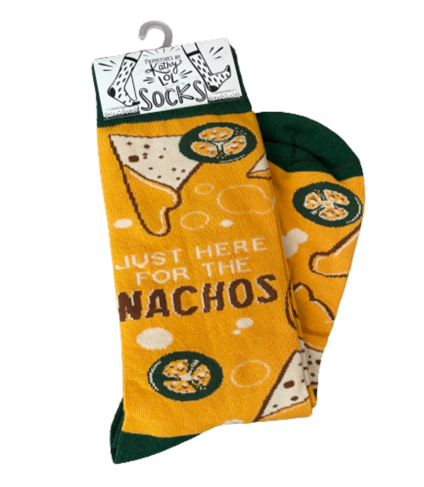 Just here for the Nachos Socks