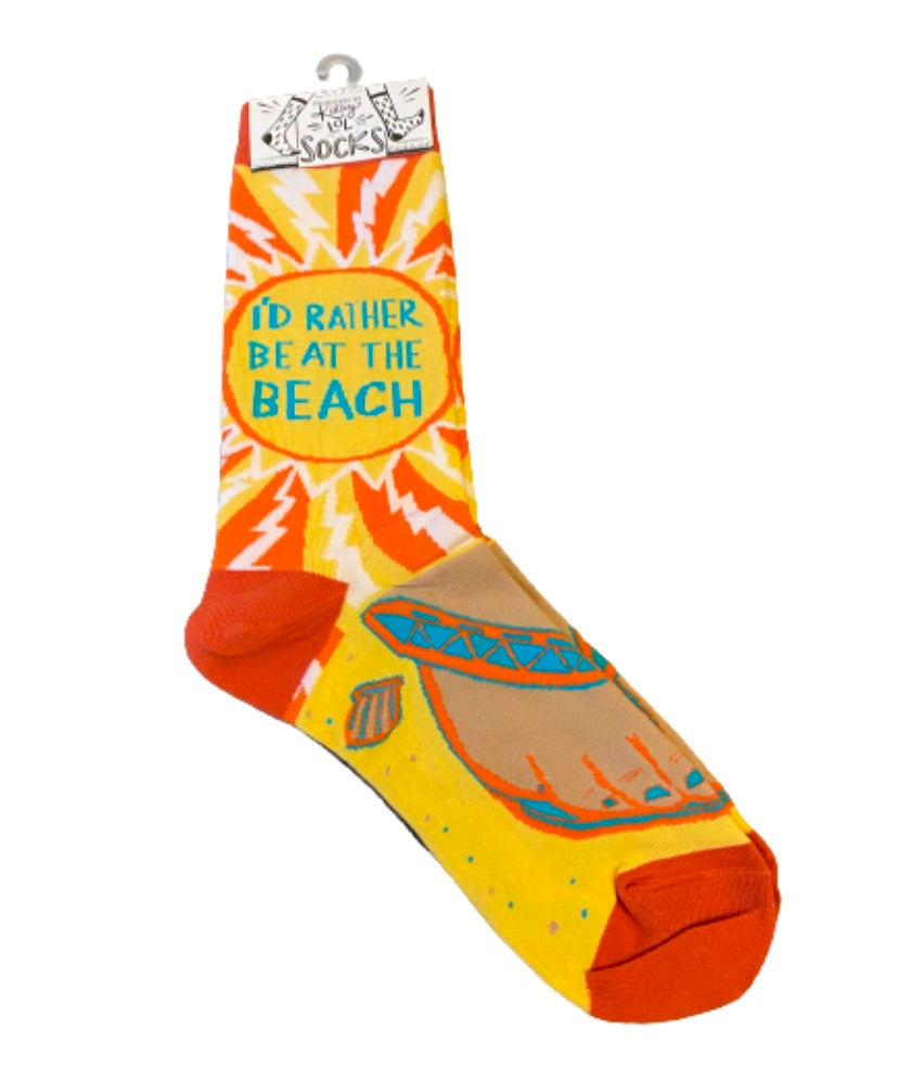 I’d Rather Be at the Beach Socks